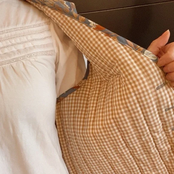 Vintage 70s quilted vest - Picture 4 of 8